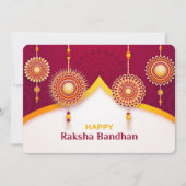 Raksha Bandhan Feestdagenkaart (Voorkant)