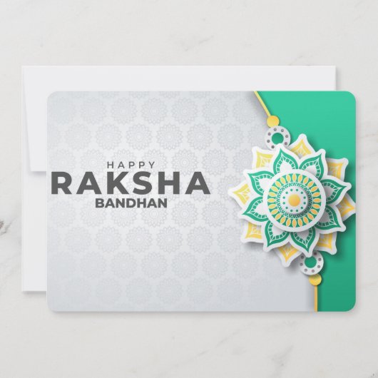 Raksha Bandhan Feestdagenkaart (Voorkant)
