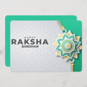 Raksha Bandhan Feestdagenkaart (Voorkant / Achterkant)