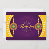 Raksha Bandhan Feestdagenkaart (Voorkant)