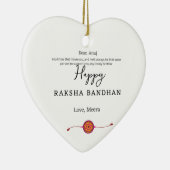 Raksha bandhan, happy rakhi card, keramisch ornament (Rechts)