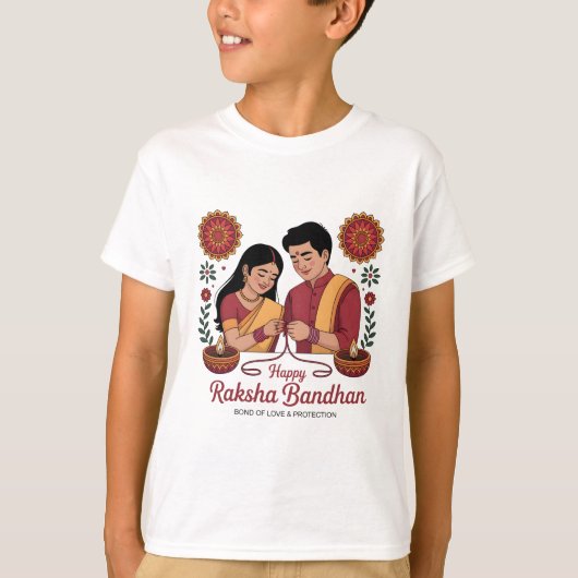 Raksha Bandhan Jongens T-Shirts (Voorkant)