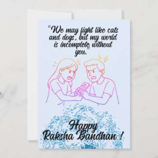 Raksha Bandhan Kaart