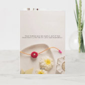 Raksha Bandhan Kaart (Achterkant)