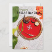 Raksha Bandhan kaart (Voorkant)