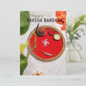Raksha Bandhan kaart (Staand voorkant)