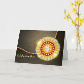 Raksha Bandhan, Rakhi diamond Kaart (Gele Bloem)