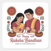 Raksha Bandhan Sticker (Voorkant)