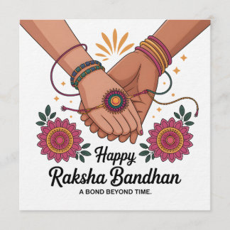 Raksha Bandhan uitnodiging