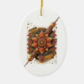 Raksha Bandhan viering Keramisch Ornament (Voorkant)
