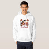 Raksha Bandhan volwassen trui met capuchon Hoodie (Voorkant volledig)
