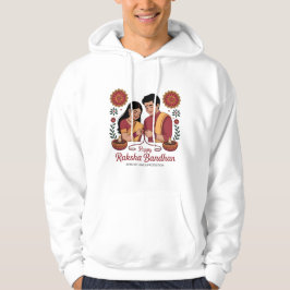 Raksha Bandhan volwassen trui met capuchon Hoodie