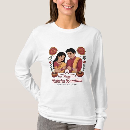 Raksha Bandhan  Women's Long Sleeve T-Shirt (Voorkant)