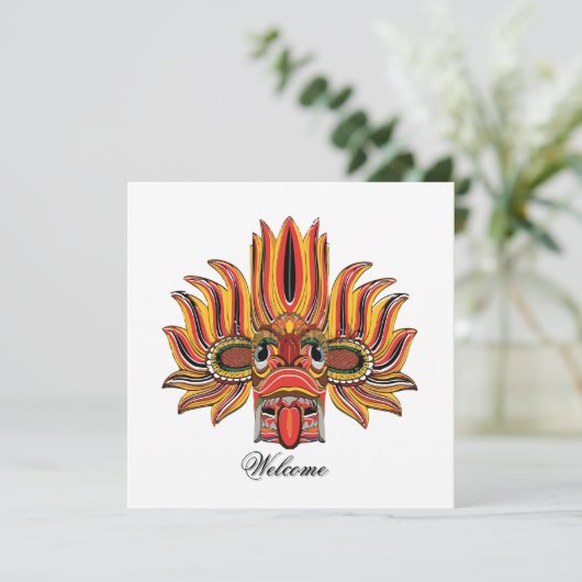 Raksha Kaart (Staand voorkant)