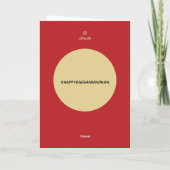 RAKSHABANDHAN-KAART FOLIE WENSKAART (Achterkant)