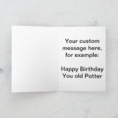 Raku is voor Crack Pots Potters Kaart (Binnen)