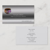 Raku-keramische keramische keramische keramische k visitekaartje (Voorkant / Achterkant)