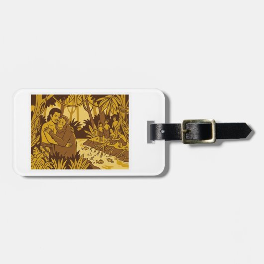 Rakup Beliang Bagagelabel (Voorkant horizontaal)