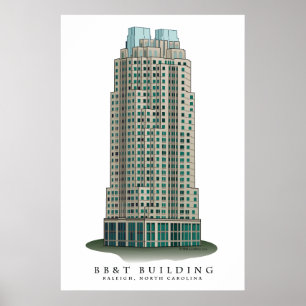 Raleigh BB&T Building Architecture Print