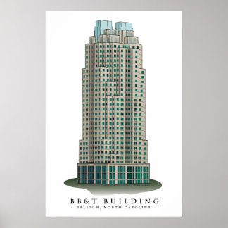 Raleigh BB&T Building Architecture Print