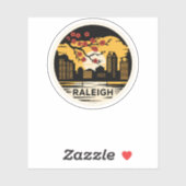 Raleigh City North Carolina Verenigde Staten Sticker (Vel)