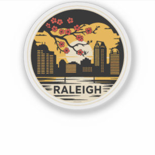 Raleigh City North Carolina Verenigde Staten Sticker