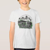 Raleigh City North Carolina Verenigde Staten Tri-Blend Shirt (Voorkant)