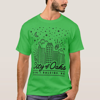Raleigh City of Oaks Merchandise  T-shirt