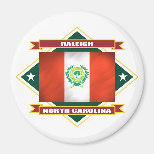 Raleigh Diamond Magneet (Voorkant)