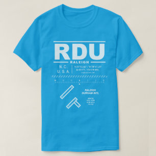 Raleigh Durham International Airport RDU T-shirt