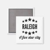 Raleigh een vijf sterren stad magneet (Voorkant / Achterkant)