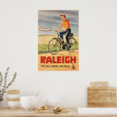 Raleigh Fietsposter Poster (Keuken)