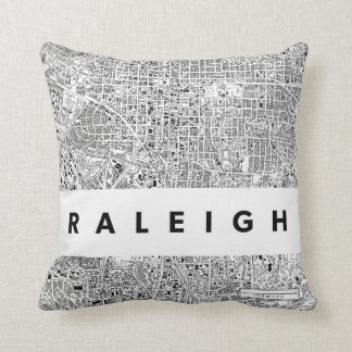Raleigh Map Pillow Kussen