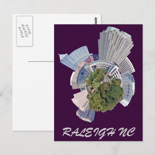 raleigh nc briefkaart (Voorkant / Achterkant)