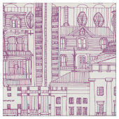 Raleigh NC toile paarse Stof (Close Up)