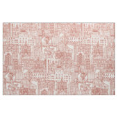 Raleigh NC toile paprika Stof (Fat Quarter)