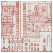 Raleigh NC toile paprika Stof (Close Up)