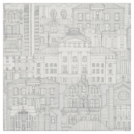 Raleigh NC toile zilver Stof