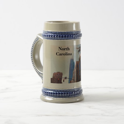 RALEIGH, NOORD CAROLINA stein Bierpul (Voorkant links)