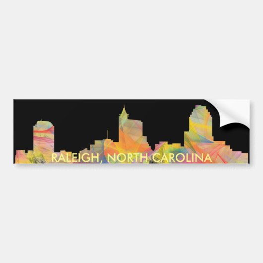 RALEIGH, NOORD CAROLINA WB1 - BUMPERSTICKER (Voorkant)