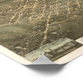 Raleigh North Carolina  1872 Map Poster (Hoek)