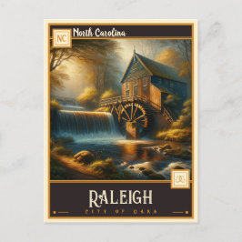 Raleigh, North Carolina | Antiek Briefkaart