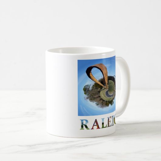 Raleigh North Carolina Art Museum Ringen Foto Koffiemok (Voorkant rechts)