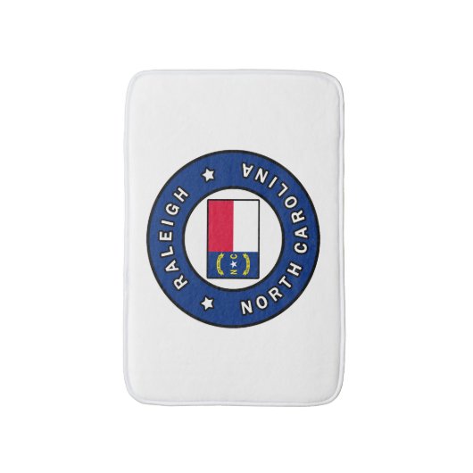 Raleigh North Carolina Badmat (Voorkant Verticaal)