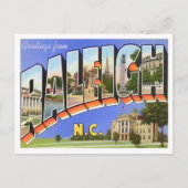 Raleigh, North Carolina  Big Letters Briefkaart (Voorkant)