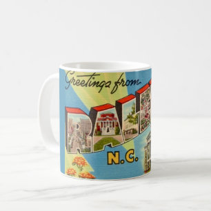  Raleigh North Carolina Briefkaart Koffiemok