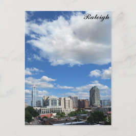Raleigh North Carolina City Skyline Travel Photo Briefkaart