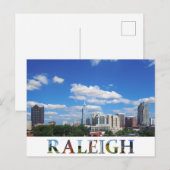 Raleigh North Carolina City Skyline Travel Photo Briefkaart (Voorkant / Achterkant)