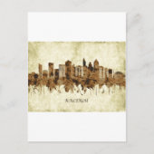 Raleigh North Carolina Cityscape Uitnodiging Briefkaart (Voorkant)