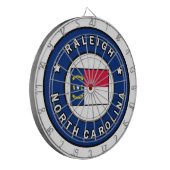 Raleigh North Carolina Dartbord (Voorkant Links)
